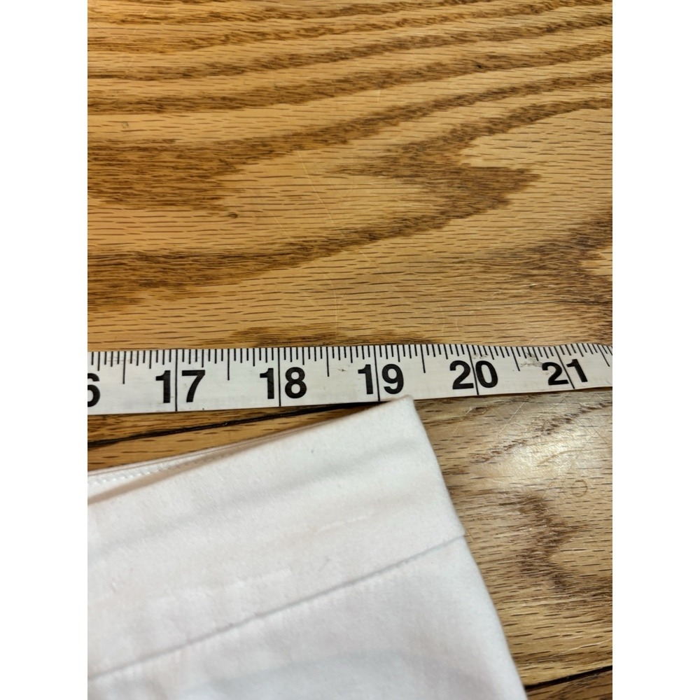 Lauren Ralph Lauren Bermuda Chino Shorts White Cotton Comfort-Womens Sz 16 - Picture 6 of 9